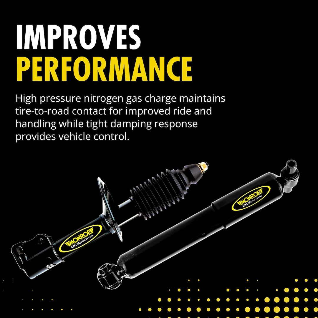 37203 – MONROE SHOCK Shock Absorber, Nitrogen Gas Charged OE Replacement Single - view 3